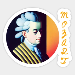 Wolfgang A Mozart Sticker